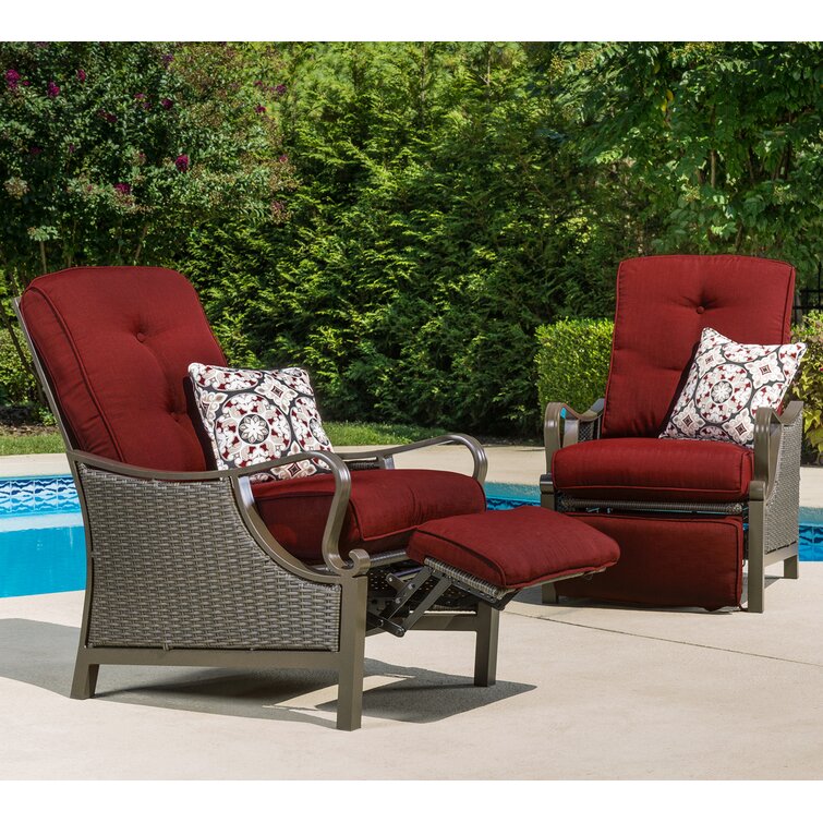 Deluxe recliner 2025 garden chair